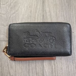 COACH Leather Embossed Wallet